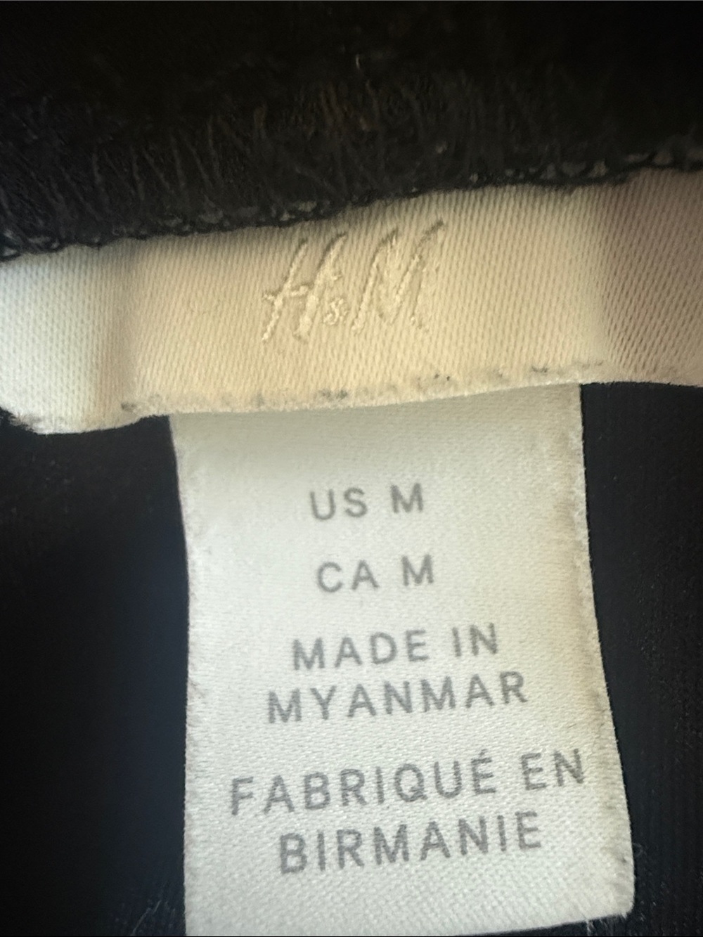 H&M Black Wide-Leg Culotte Pants M - Picture 4 of 5